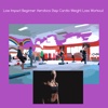 Low impact beginner aerobics step cardio weight weight