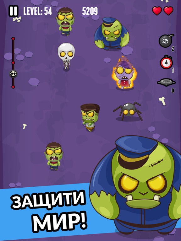 Скачать игру Zombie Invasion - Раздави их! (Нашествие Зомби)