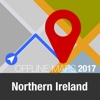 Northern Ireland Offline Map and Travel Trip Guide northern ireland map 