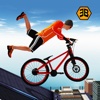 Rooftop bicycle stunt rider - bicycle simulator bicycle accessories uk 