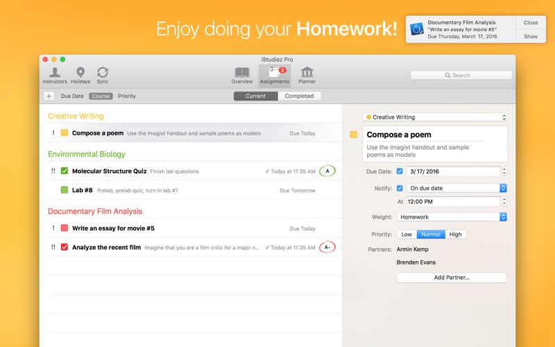 iStudiez Pro – Homework, Schedule, Grades 앱스토어 스크린샷