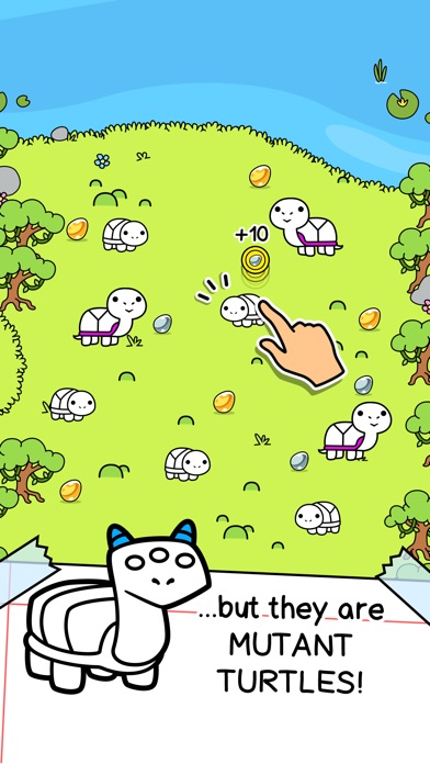 Screenshots of Turtle Evolution | Tortoise Clicker Game for iPhone
