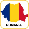 Map of Romania triviador romania 