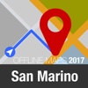 San Marino Offline Map and Travel Trip Guide san marino map 