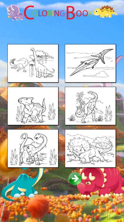 Jurassic Dinosaurs Coloring Pages Game Kampai Chairuk