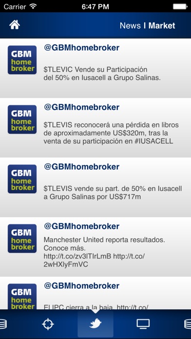 Captura de pantalla del iPhone 5