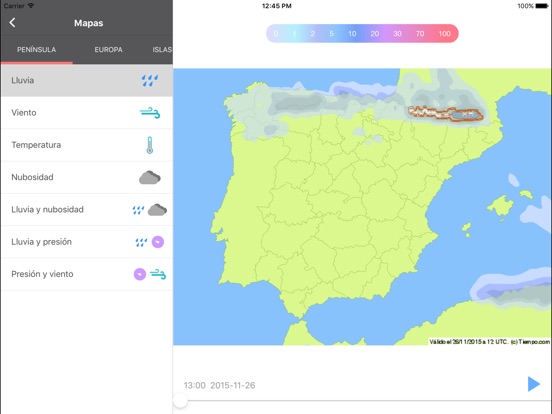 Captura de pantalla del iPad 4