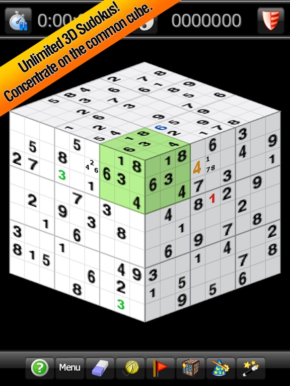 Sudoku 3D - Sudoku in 3 dimensions!のおすすめ画像1