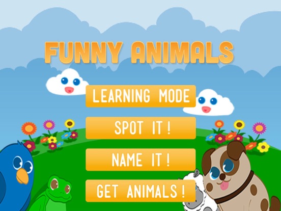 Screenshots of Funny Animals for baby and preschool toddler - Play and learn for iPad