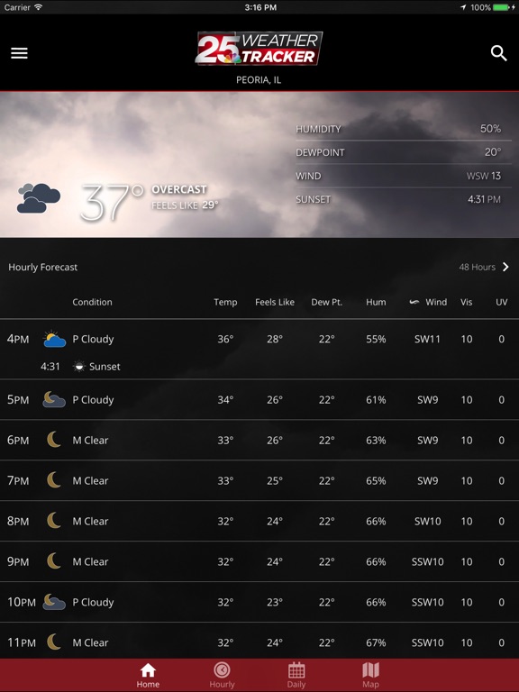 WEEK 25 Weather Tracker appのおすすめ画像1