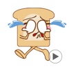 Hottie Bread Animated - Bread Emoji Expression GIF cuisinart bread machines 