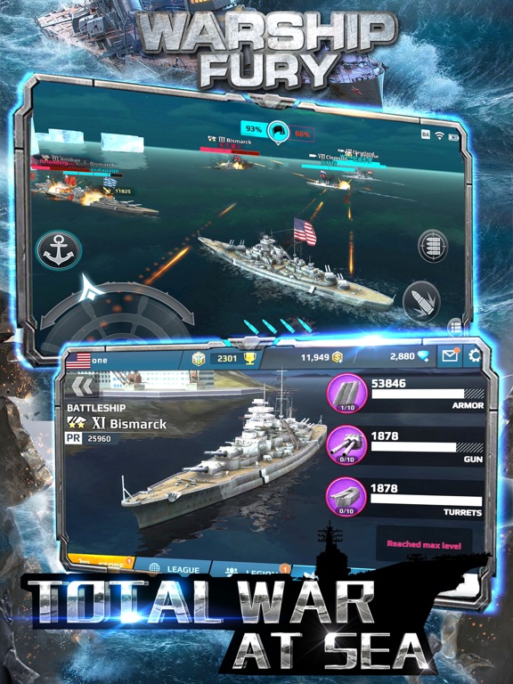 Warship Fury - World of Warships для iPad