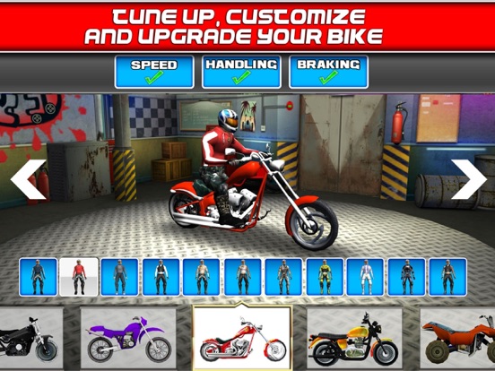 Screenshots of Bike Traffic Race Mania a Real Endless Road Racing Run Game for iPad