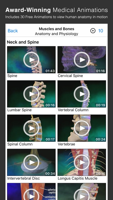 Pocket Anatomy review screenshots