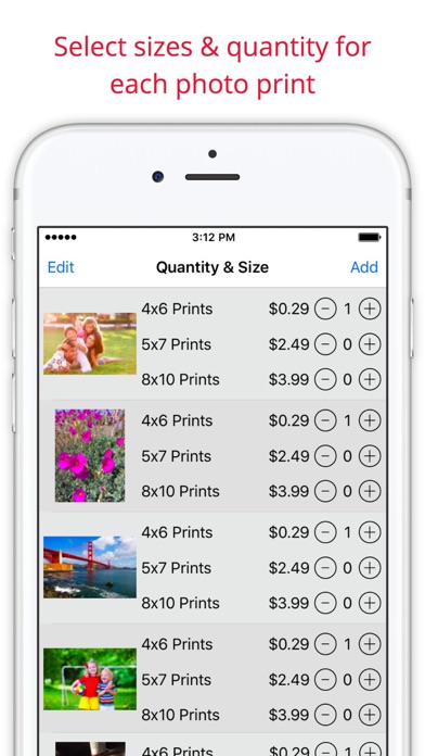 Screenshots of Print Photos: 1 Hour Prints for iPhone