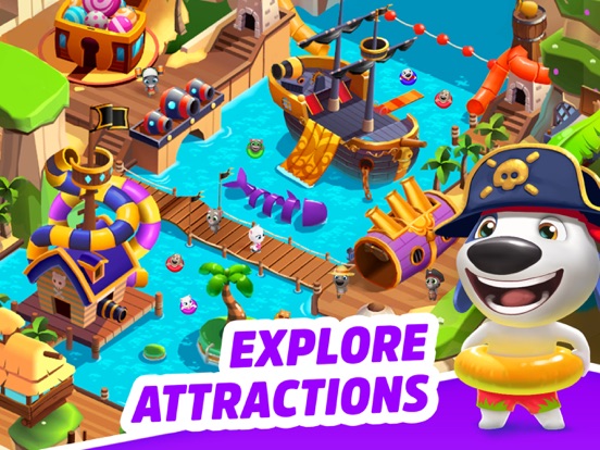 Screenshots of Talking Tom Pool for iPad