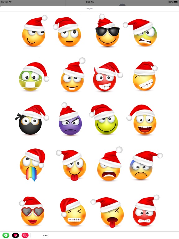 App Shopper: Holiday Emoji's (Stickers)