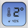 Amber Mobile Limited - デジタル温度計-温度測定と湿度 アートワーク