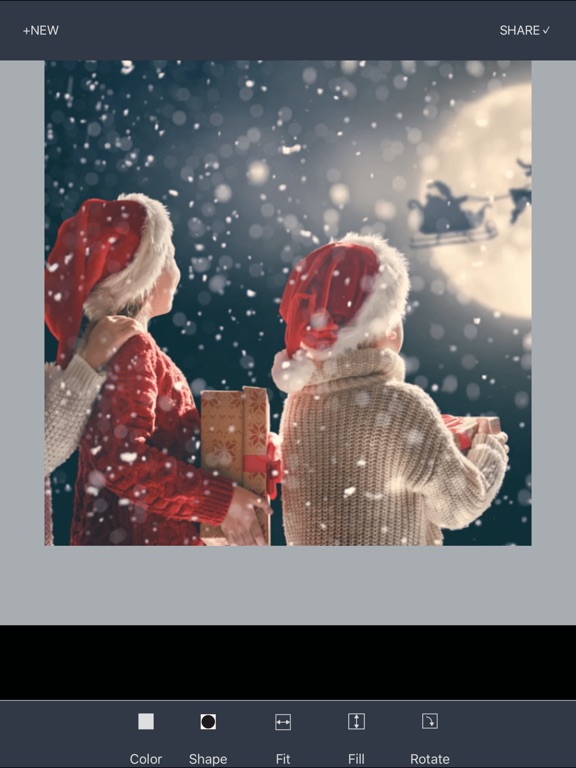 Screenshots of No Crop Video For Instagram - Convert Square Size and Movie Clip into Rectangle Shape for iPad