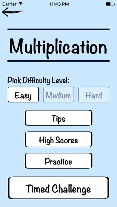 Screenshots of Mental Math Cards - Tips, Fact Practice, & Timed Challenge for iPhone