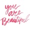 App Icon for Beauty Love Quote Sticker Pack App in Thailand App Store