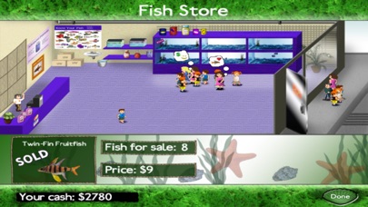 Screenshots of Fish Tycoon for iPhone