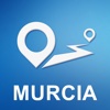 Murcia, Spain Offline GPS Navigation & Maps murcia spain attractions 