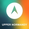 Upper Normandy, France Offline GPS : Car Navigation upper normandy history 