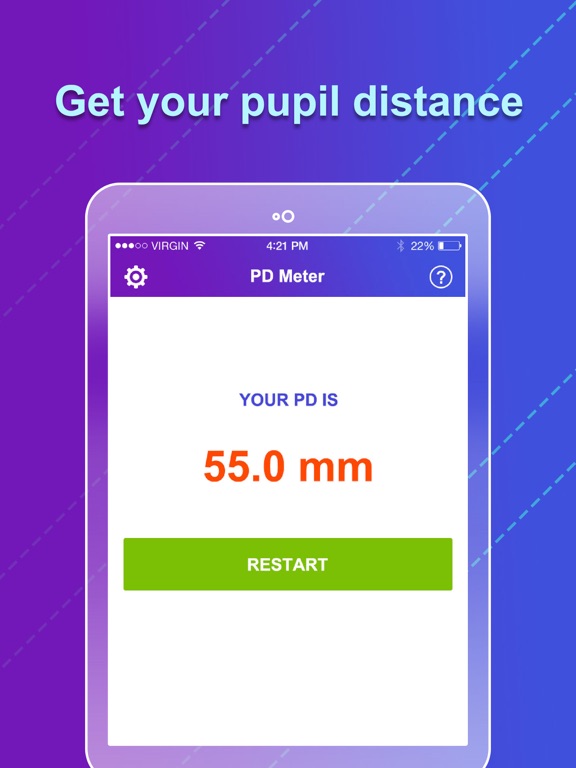 pupil distance measurement tool