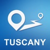 Tuscany, Italy Offline GPS Navigation & Maps tuscany italy vacation packages 