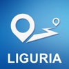 Liguria, Italy Offline GPS Navigation & Maps map of liguria italy 