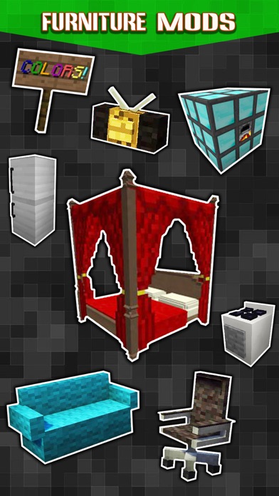 Screenshots of New Furniture Mods - Pocket Wiki & Game Tools for Minecraft PC Edition for iPhone