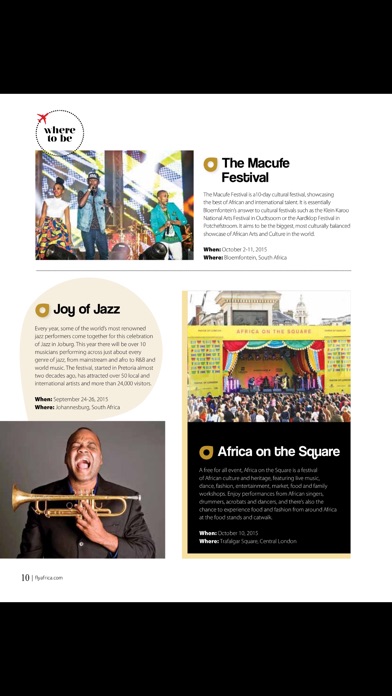 Fly Africa Magazine screenshot1