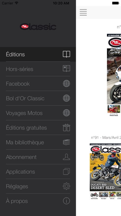 Moto Revue Classic screenshot1
