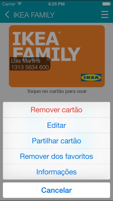 Captura de ecrã do iPhone 4