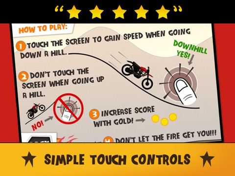 Screenshots of Motorcycle Bike Race Fire Chase Game - Pro Top Racing Edition for iPad