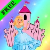 Malbuch: Princess! - Spiele für Mädchen - Princess Färbung - FREE