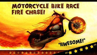 Screenshots of Motorcycle Bike Race Fire Chase Game - Pro Top Racing Edition for iPhone