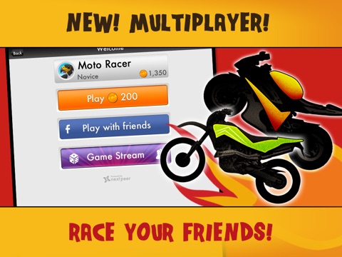 Screenshots of Motorcycle Bike Race Fire Chase Game - Pro Top Racing Edition for iPad