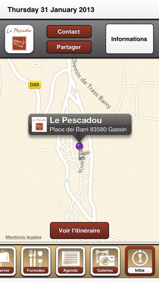 Capture d’écran iPhone 5