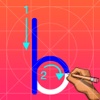 Trace Letters Level 2, Lowercase & Arrow Guide - School Fonts Handwriting Styles Wizard handwriting fonts 