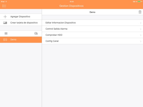Captura de pantalla del iPad 3