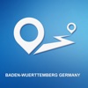 Baden-Wuerttemberg Germany Offline GPS Navigation & Maps baden wuerttemberg map 