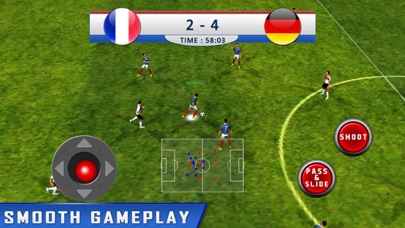 Screenshots of Play real soccer 2016 league cup - Top new free futsal and football games Euro France Germany Italy Spain Edition for iPhone