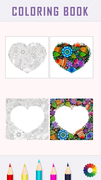 Screenshots of FREE Adult Coloring Book - Color Therapy Page for Anti-Stress Relief for iPhone