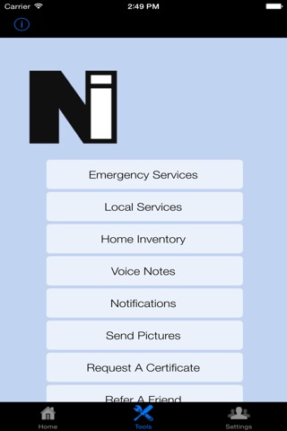 Screenshot of Noveri Insurance