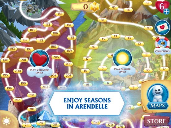 Screenshots of Frozen Free Fall for iPad