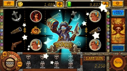 Screenshots of Pirate Slots™ for iPhone
