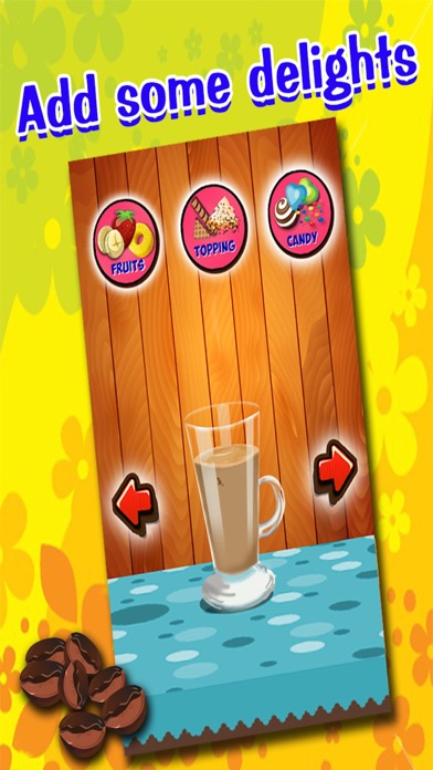 アイスコーヒーメーカー - 朝食フードサロンで法王ケーキの調理ゲームのスクリーンショット1