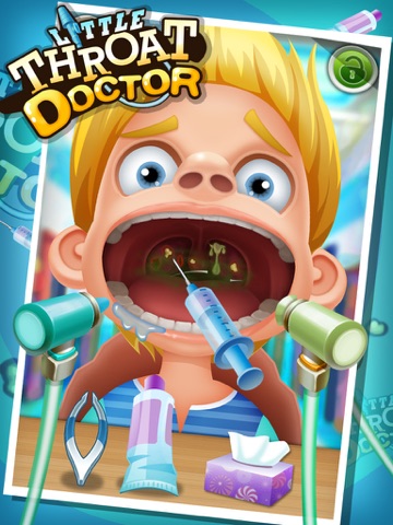 少し喉医師 - 子供のゲームのおすすめ画像1